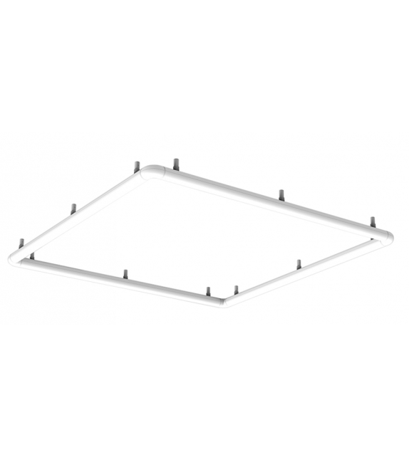 Alphabet of Light SQ Semi-Recessed Artemide Wall/Ceiling Lamp