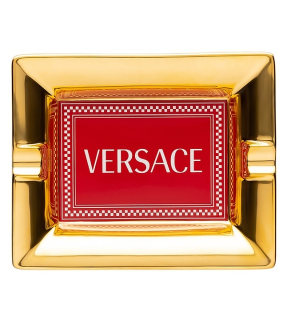 Medusa Rhapsody Red Rosenthal Versace Ashtray