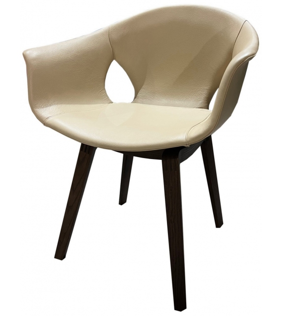 Ready for shipping - Ginger Ale Poltrona Frau Small Armchair